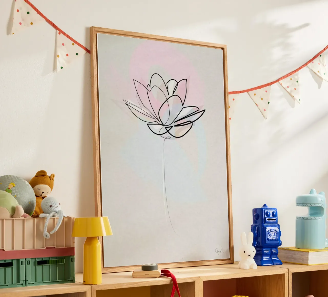 One Line Lotus plexiglass da Quibe
