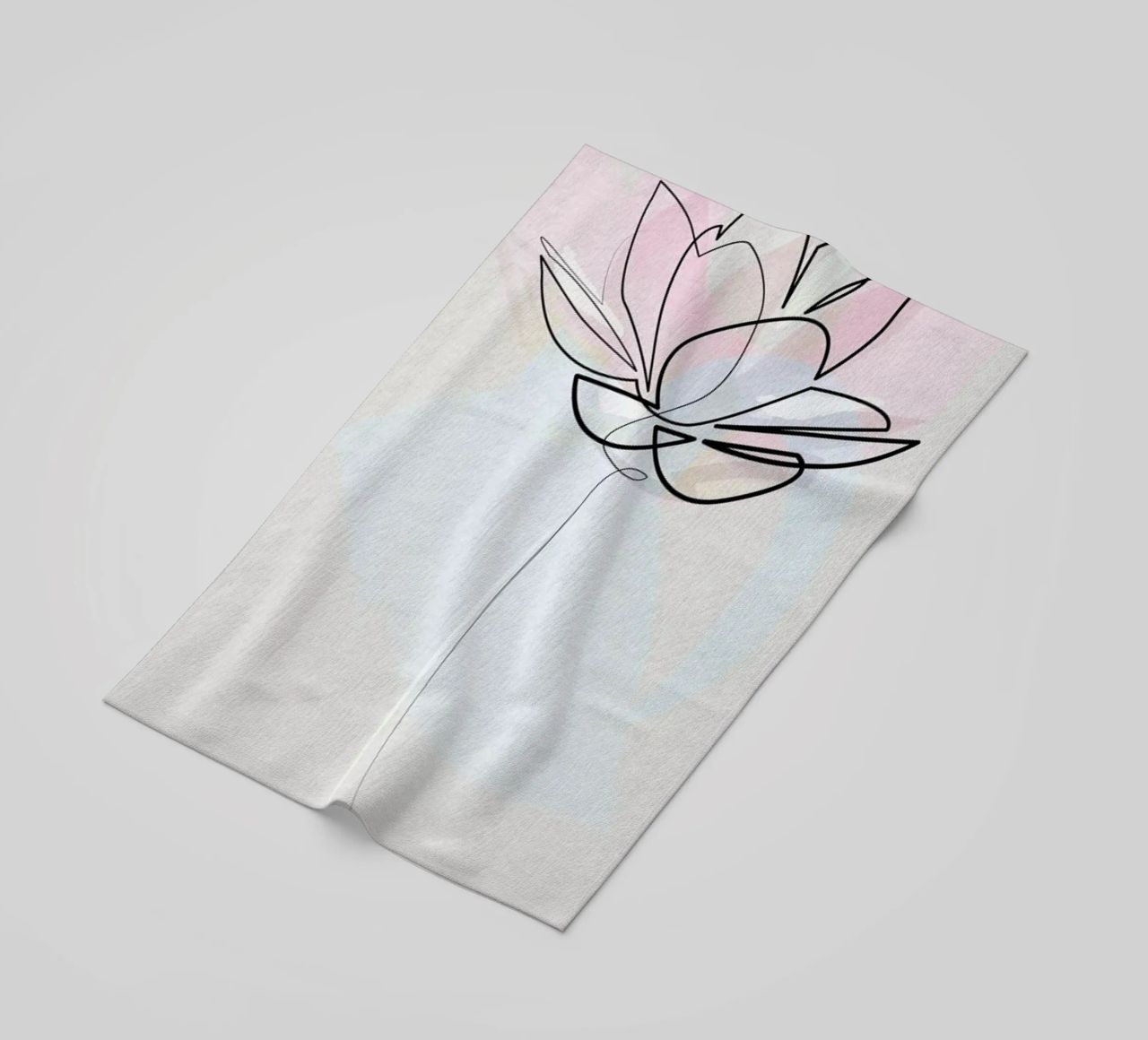 One Line Lotus telo mare da Quibe