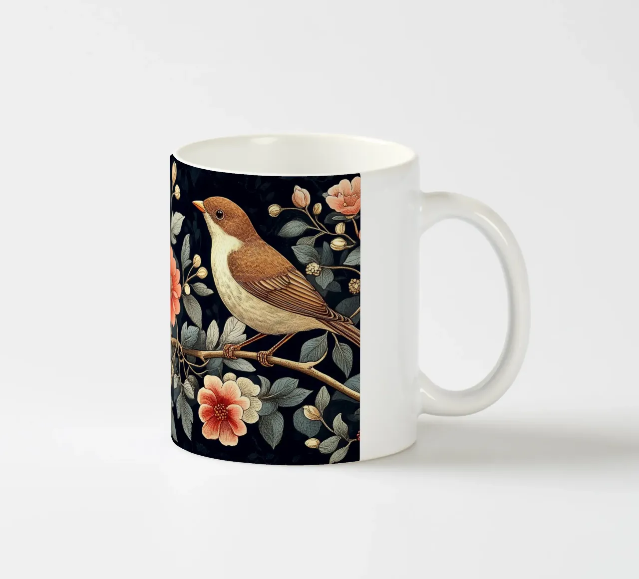 William Morris "Libertà intrecciata tazza in ceramica da Botanical Art Studio