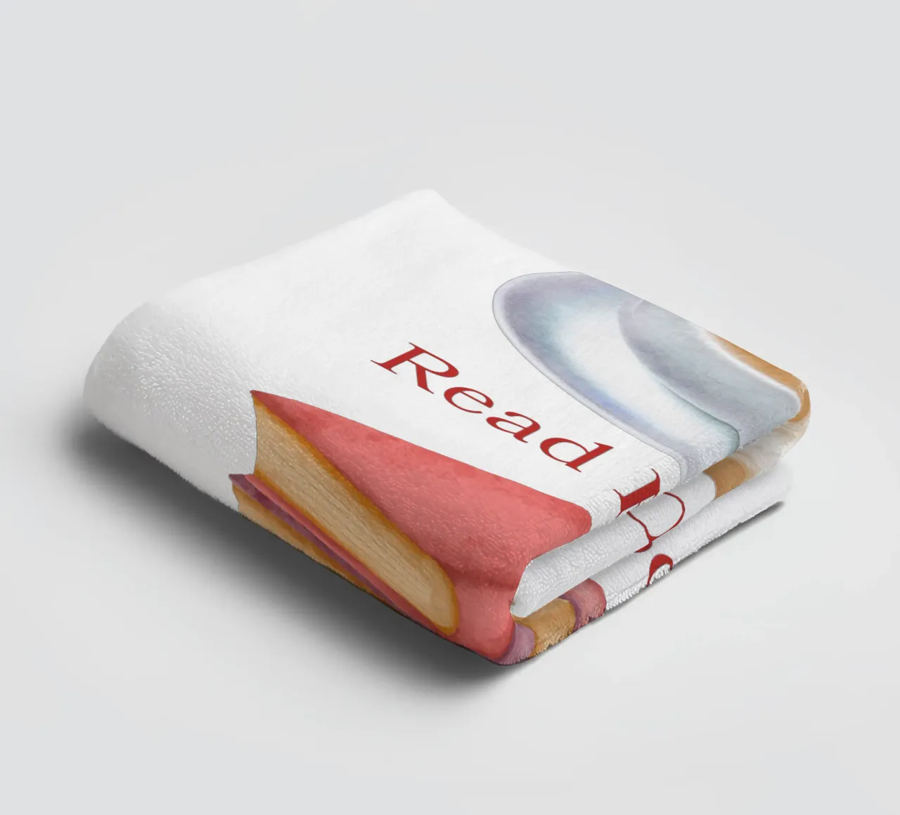 Drink Coffee Read Books Repeat asciugamano da bagno da FABOArt
