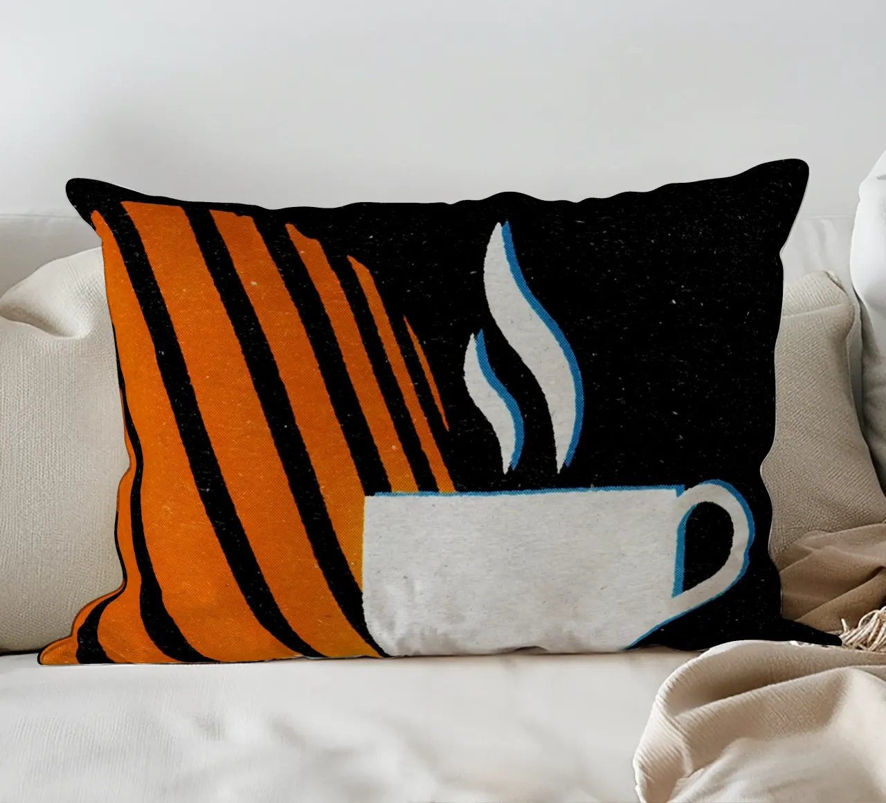 I Need You Day And Night cuscino da lazydaypaper