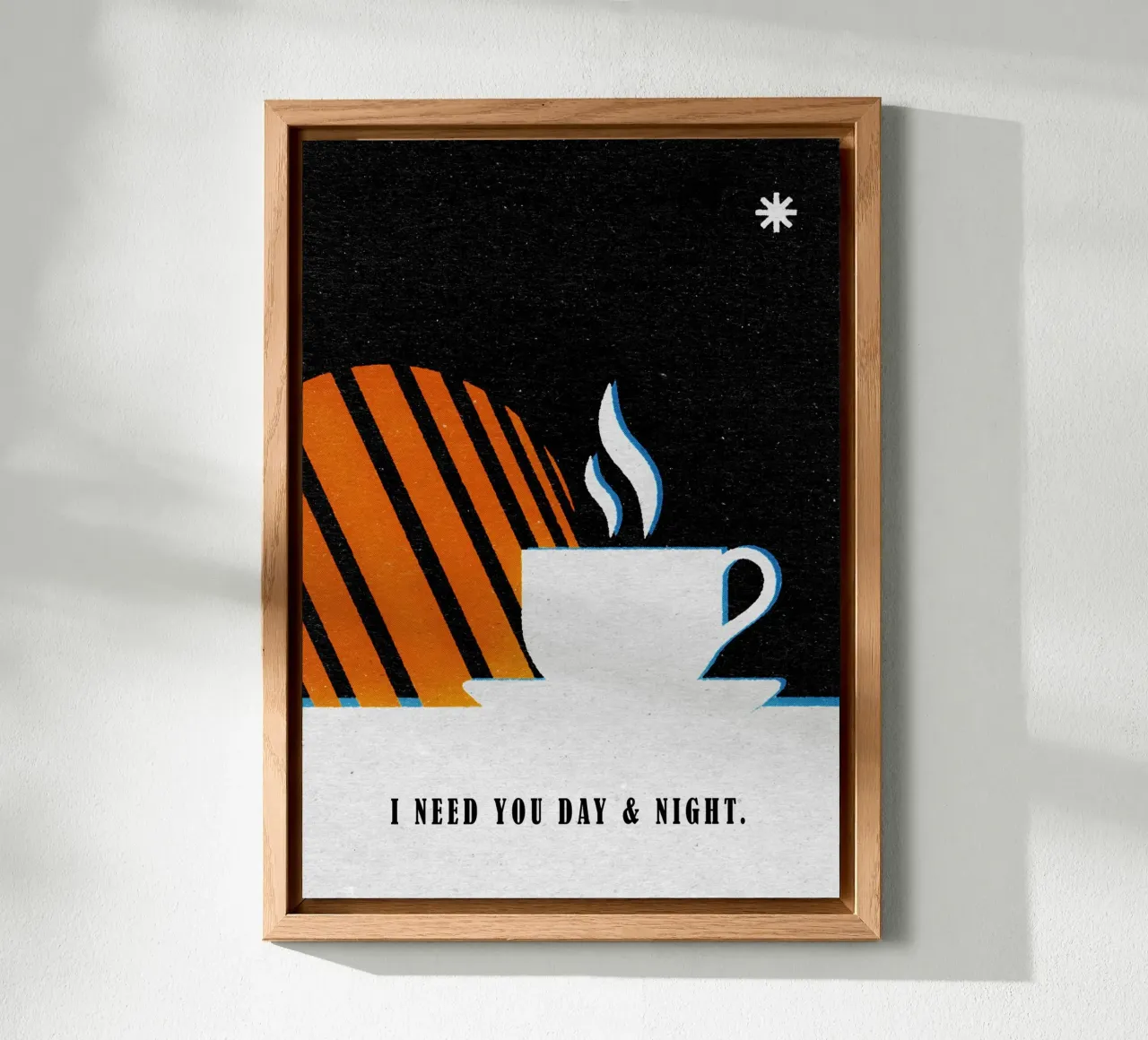 I Need You Day And Night alluminio dibond da lazydaypaper