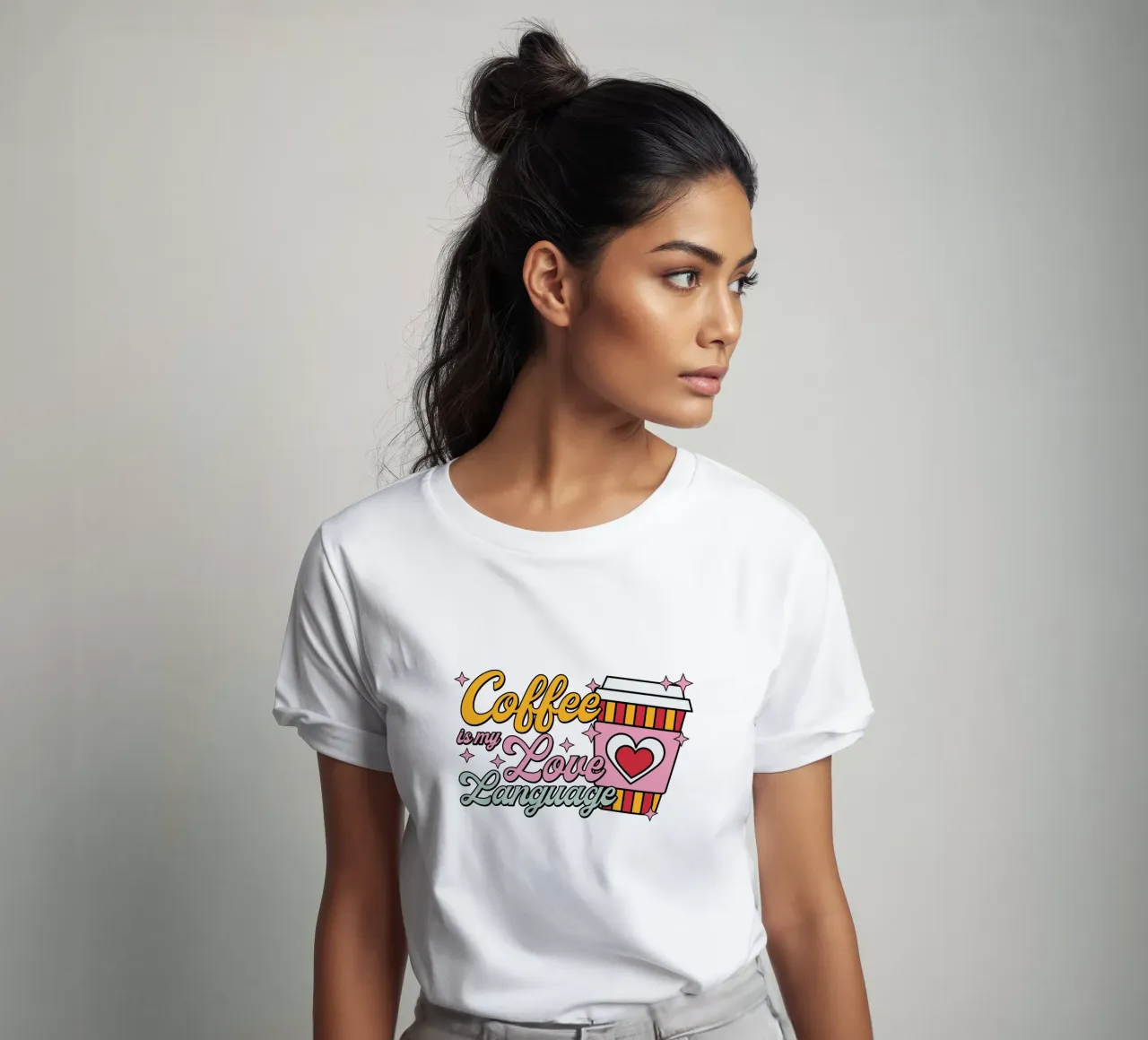 Coffee is my Love Language t-shirt by edsonramosart