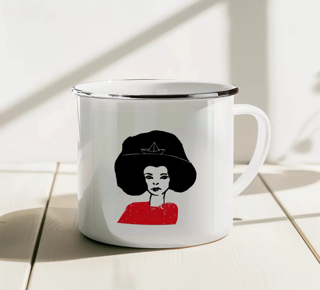 Schiffrau tazza in smalto da Mia Nissen