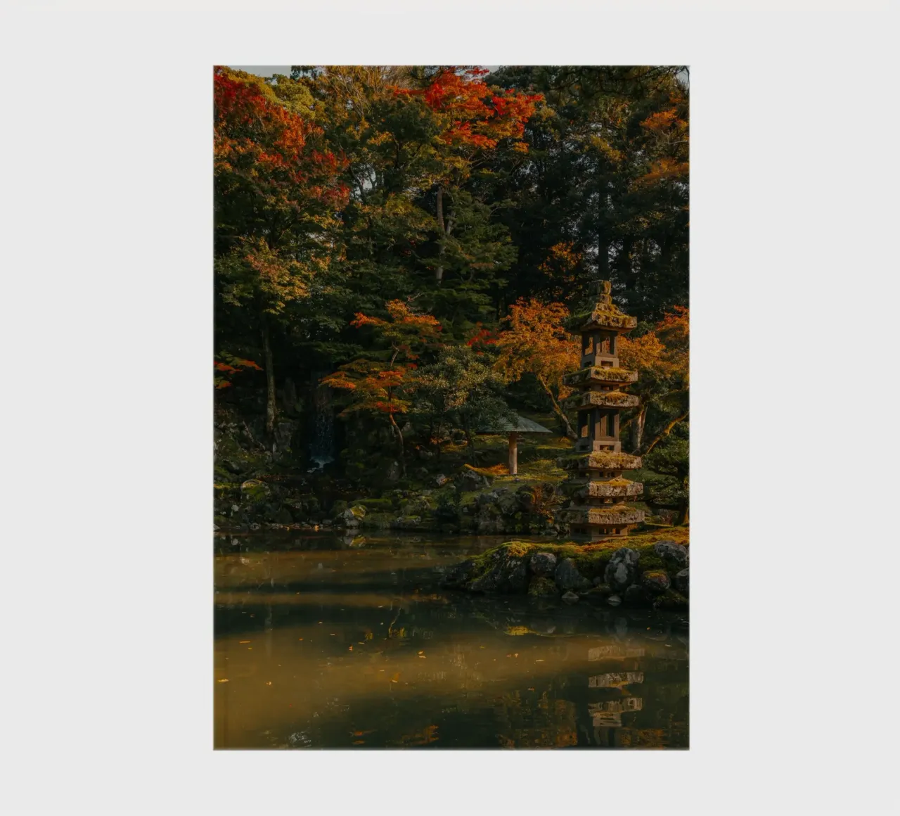 Japanese Garden in Autumn notebook by Marcel Bisig