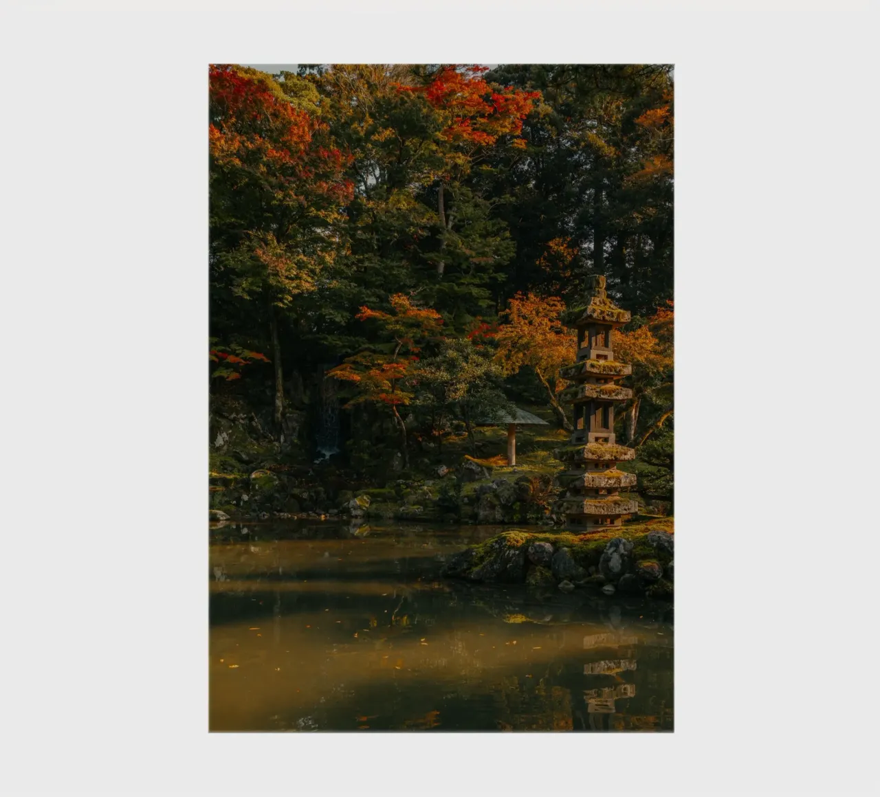 Japanese Garden in Autumn notebook by Marcel Bisig