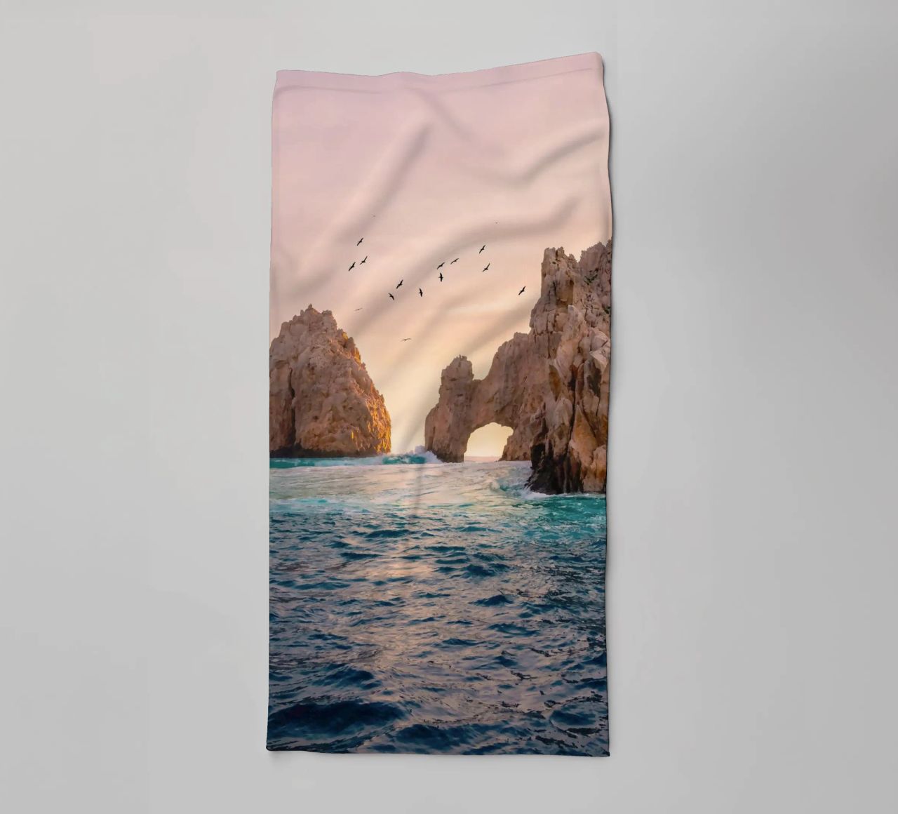 The Arch of Cabo San Lucas, Baja California Sur asciugamano da bagno da Dagmar Pels
