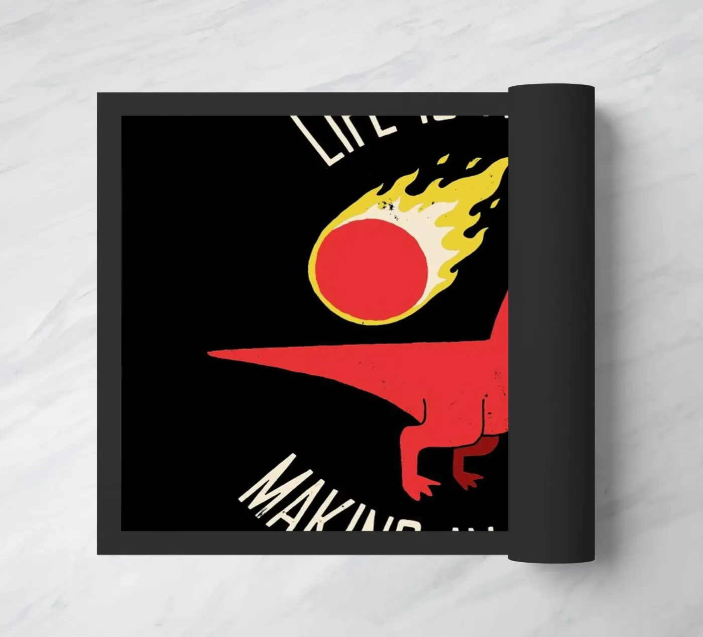 Making an Impact doormat by DinoMike
