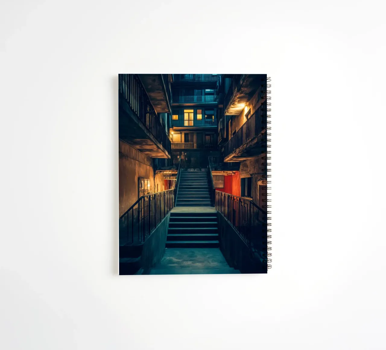 Échos Nocturnes de Barcelone spiral notebook by By Night