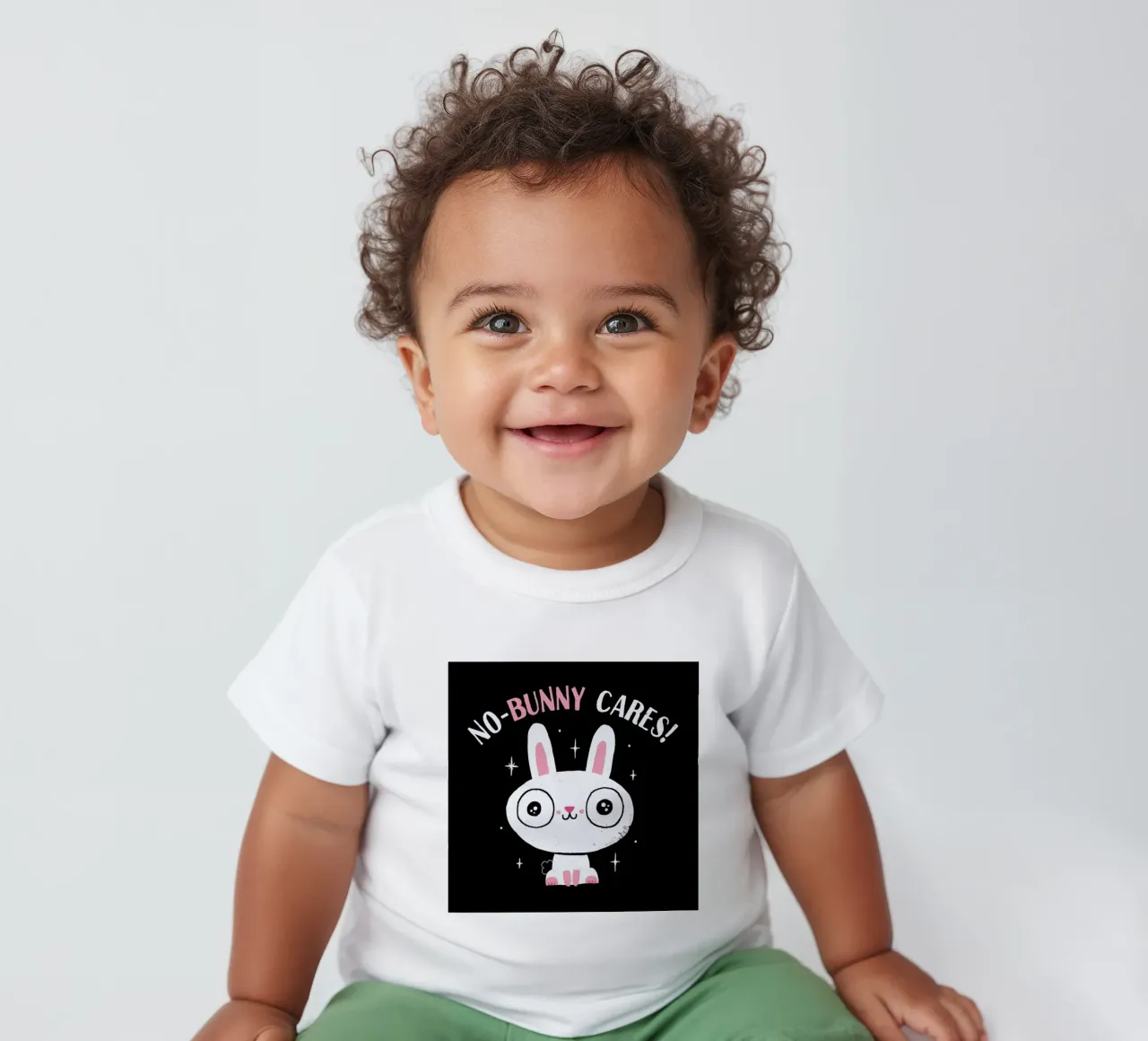 No-Bunny Cares maglietta neonato da DinoMike