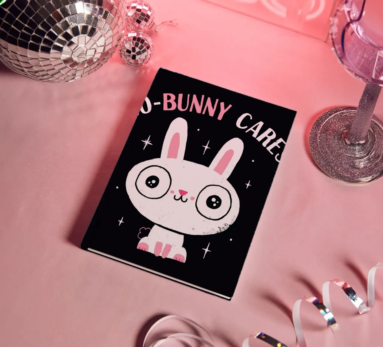 No-Bunny Cares notebook by DinoMike