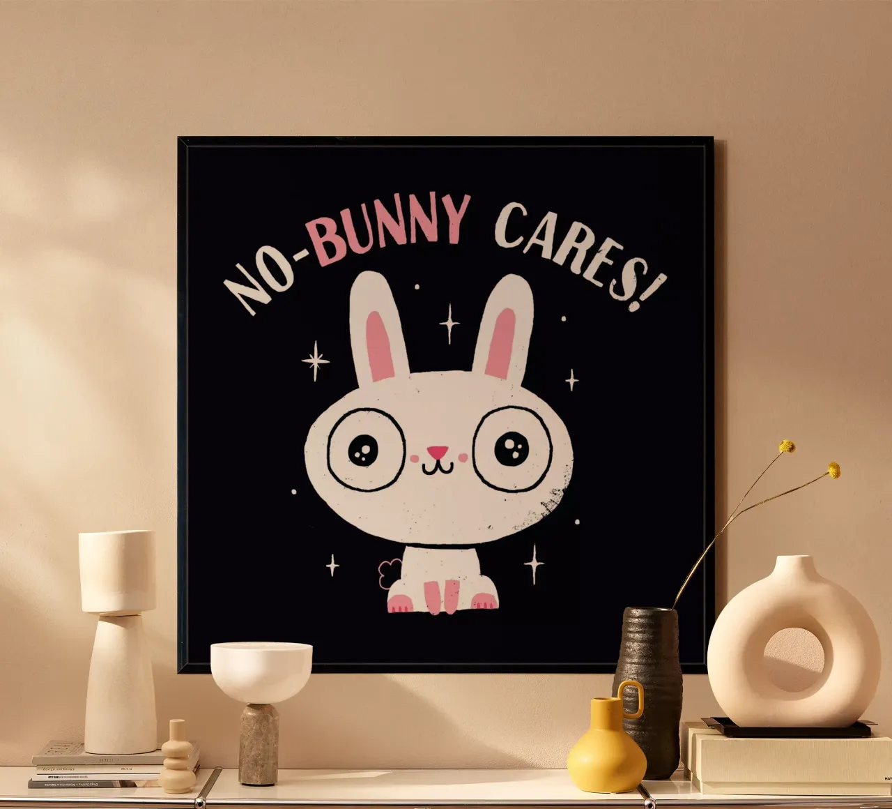 No-Bunny Cares carta hahnemühle da DinoMike