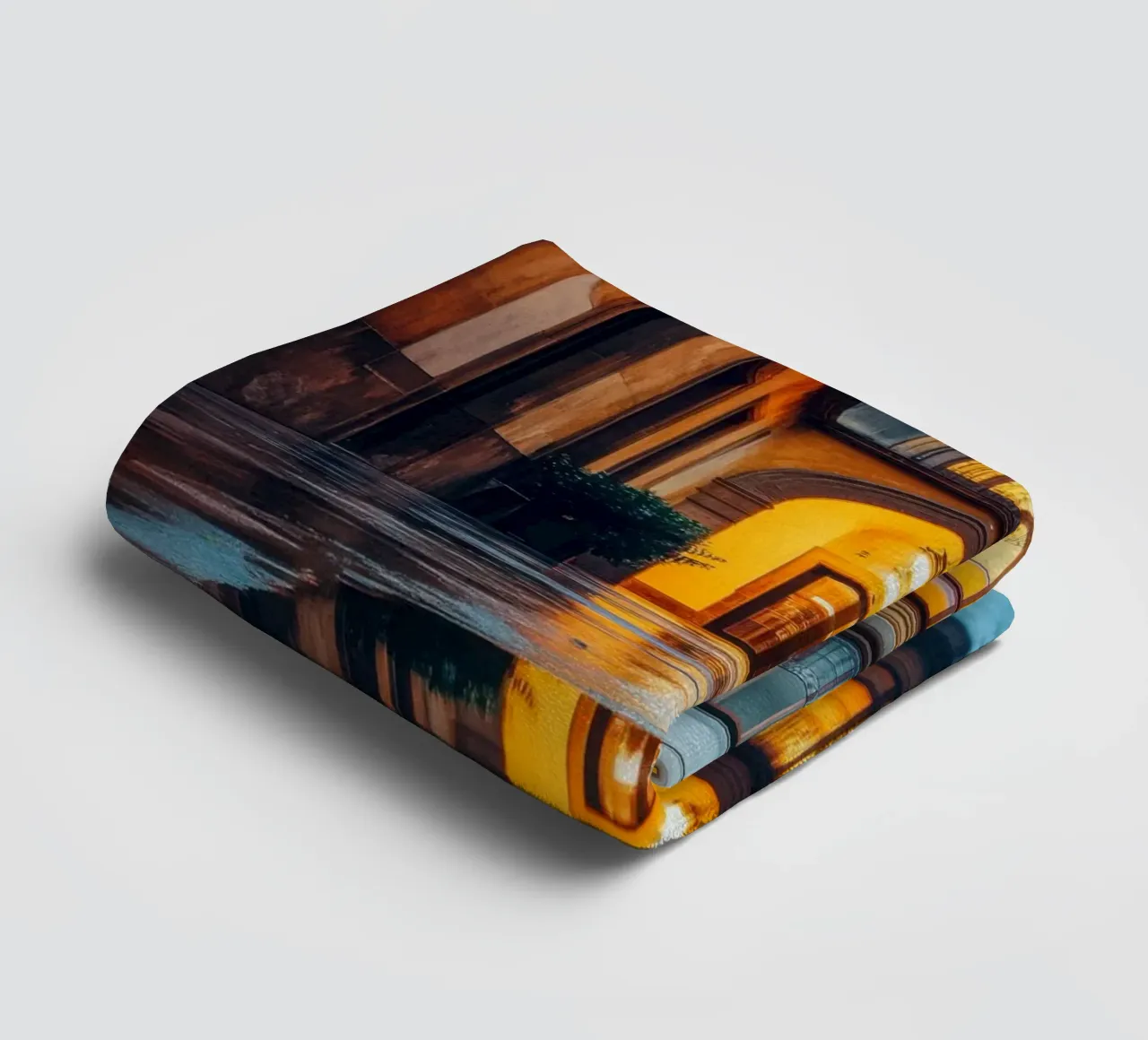 Intimes Glühen in den Gassen Barcelonas Handtuch von By Night