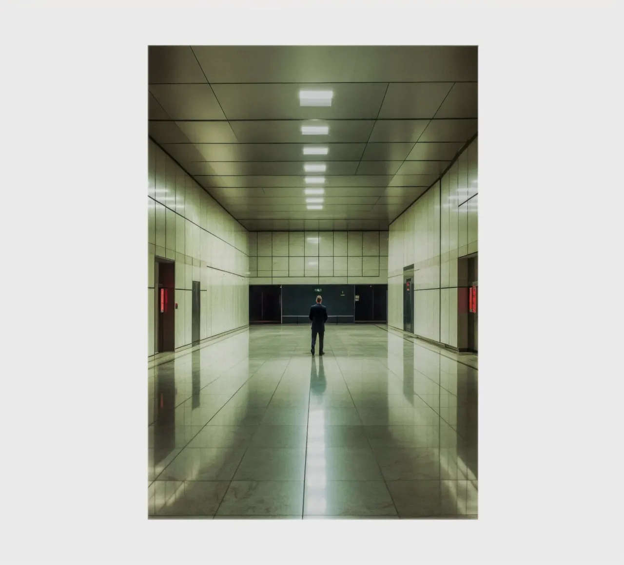 The elegance of solitude in architecture notebook by By Night