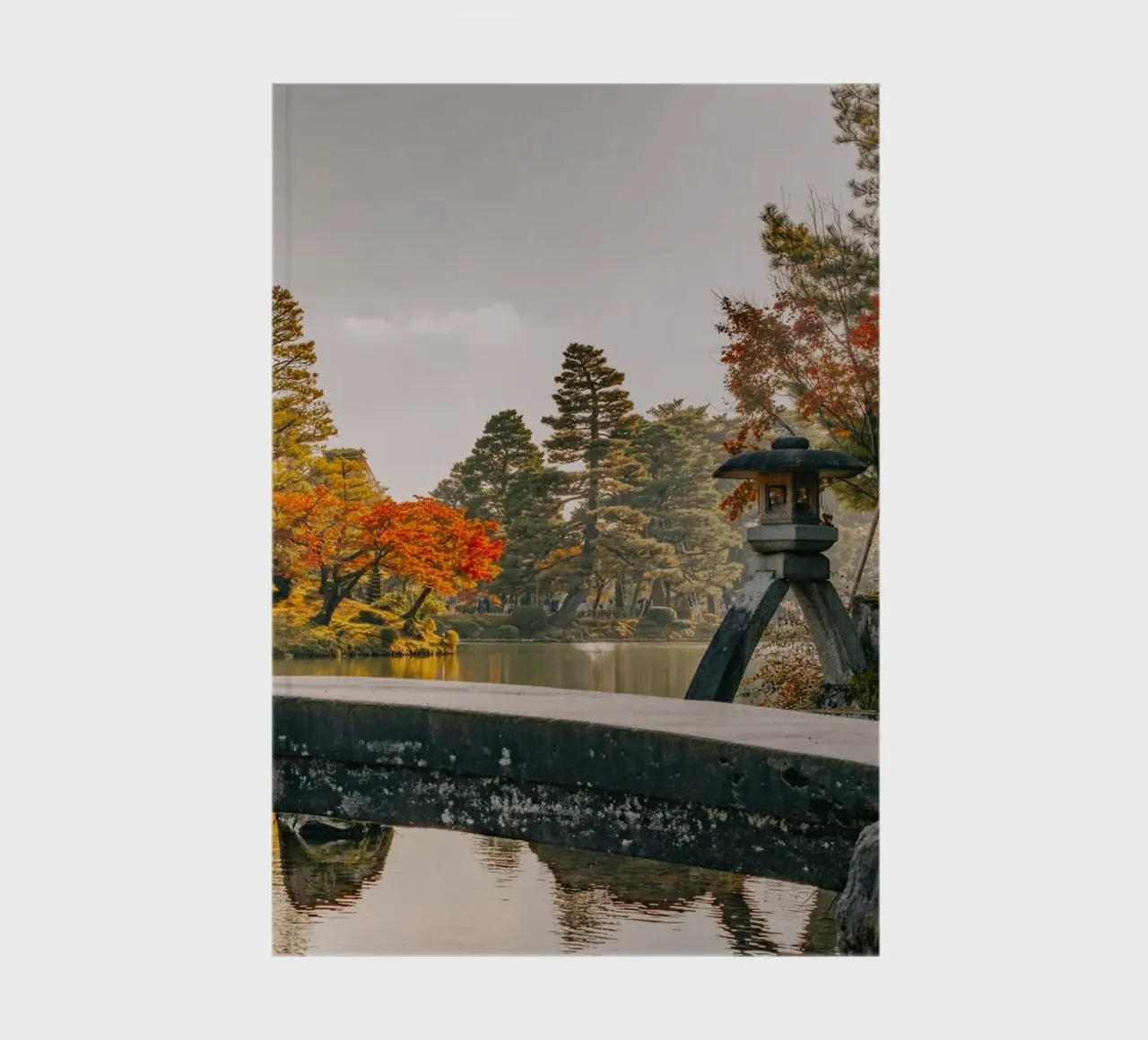 Japanese Autumn Garden in Kanazawa notebook by Marcel Bisig