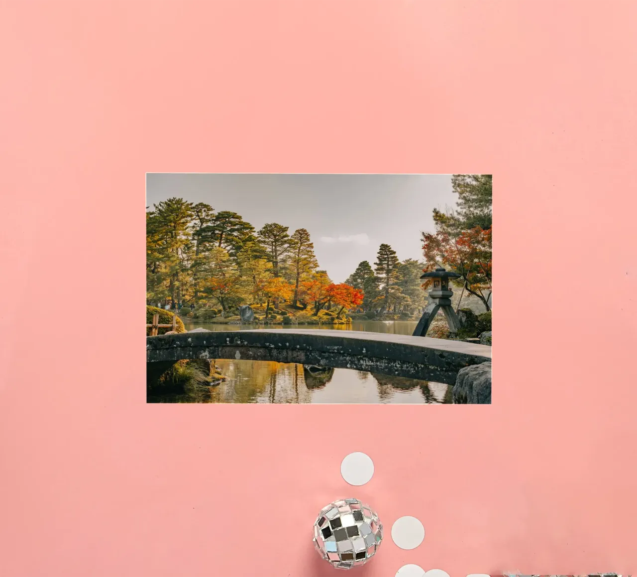 Japanese Autumn Garden in Kanazawa sticker by Marcel Bisig