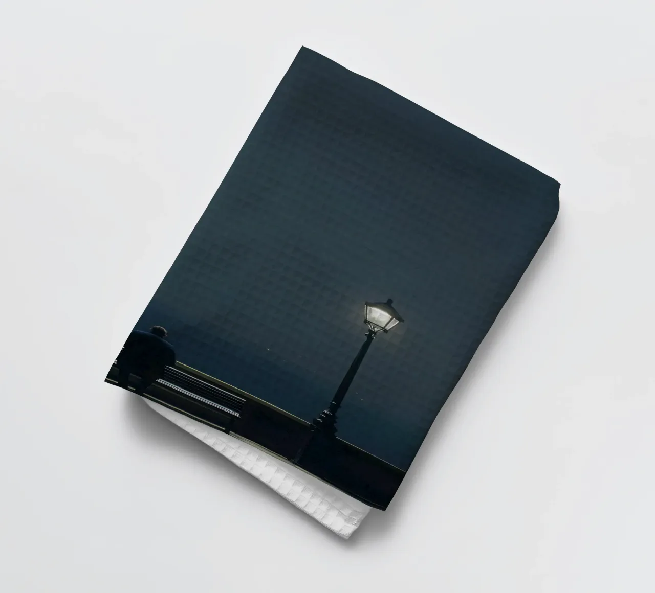 Lights in the night - London tea towel by By Night
