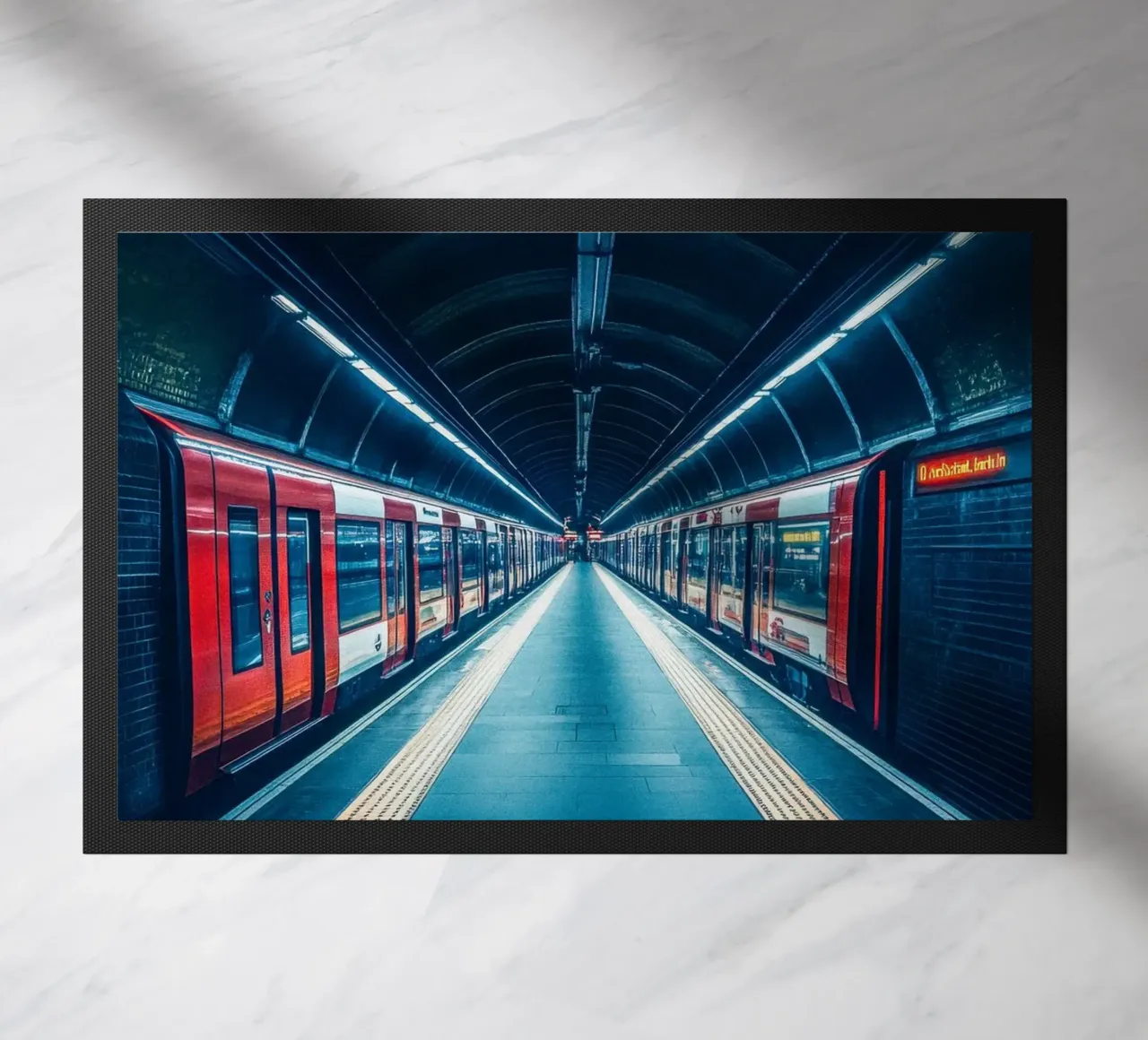 Underground escape - London doormat by By Night