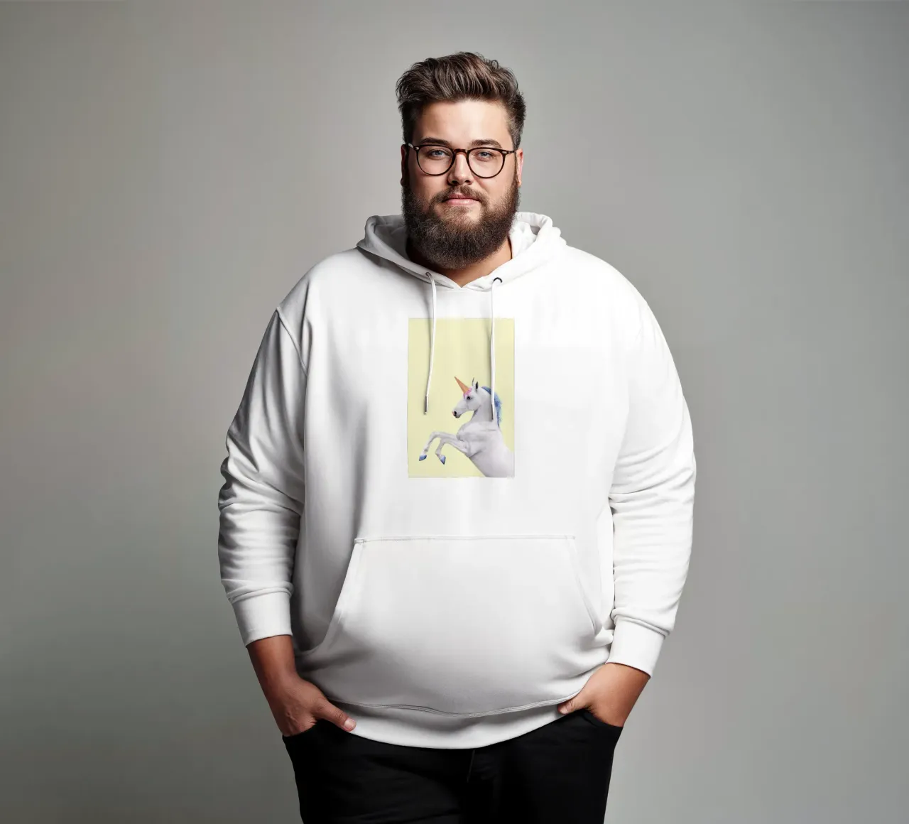 Ice Cream Unicorn felpa con cappuccio da Paul Fuentes Design
