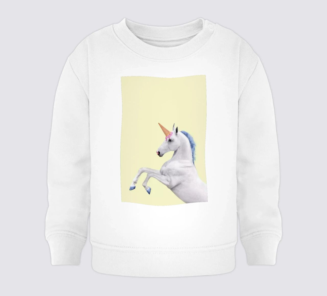 Ice Cream Unicorn felpa neonato da Paul Fuentes Design