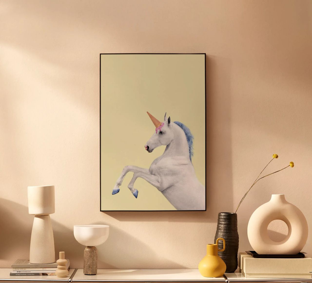 Ice Cream Unicorn plexiglass da Paul Fuentes Design