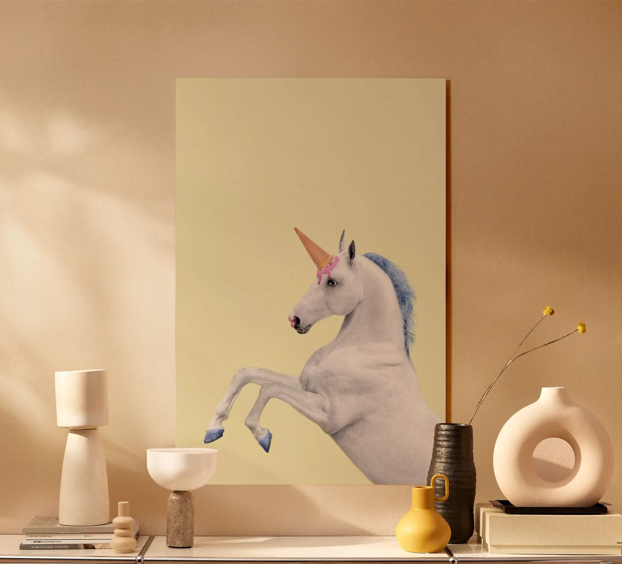 Ice Cream Unicorn plexiglass da Paul Fuentes Design