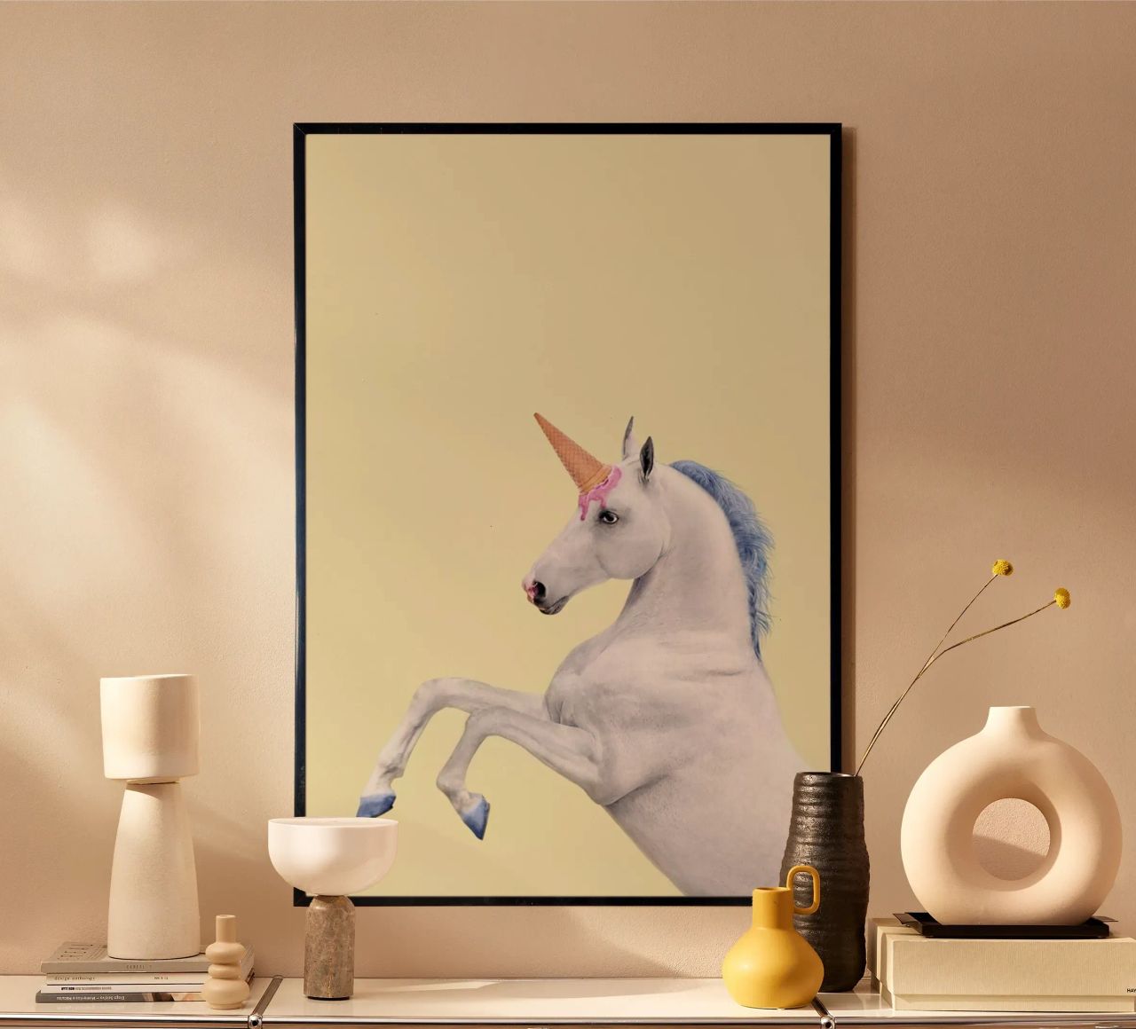 Ice Cream Unicorn Poster von Paul Fuentes Design