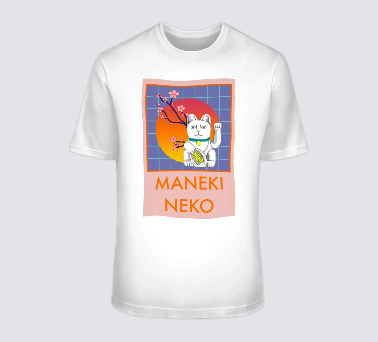 MANEKI NEKO camiseta de LAUSEMIA DESIGN STUDIO