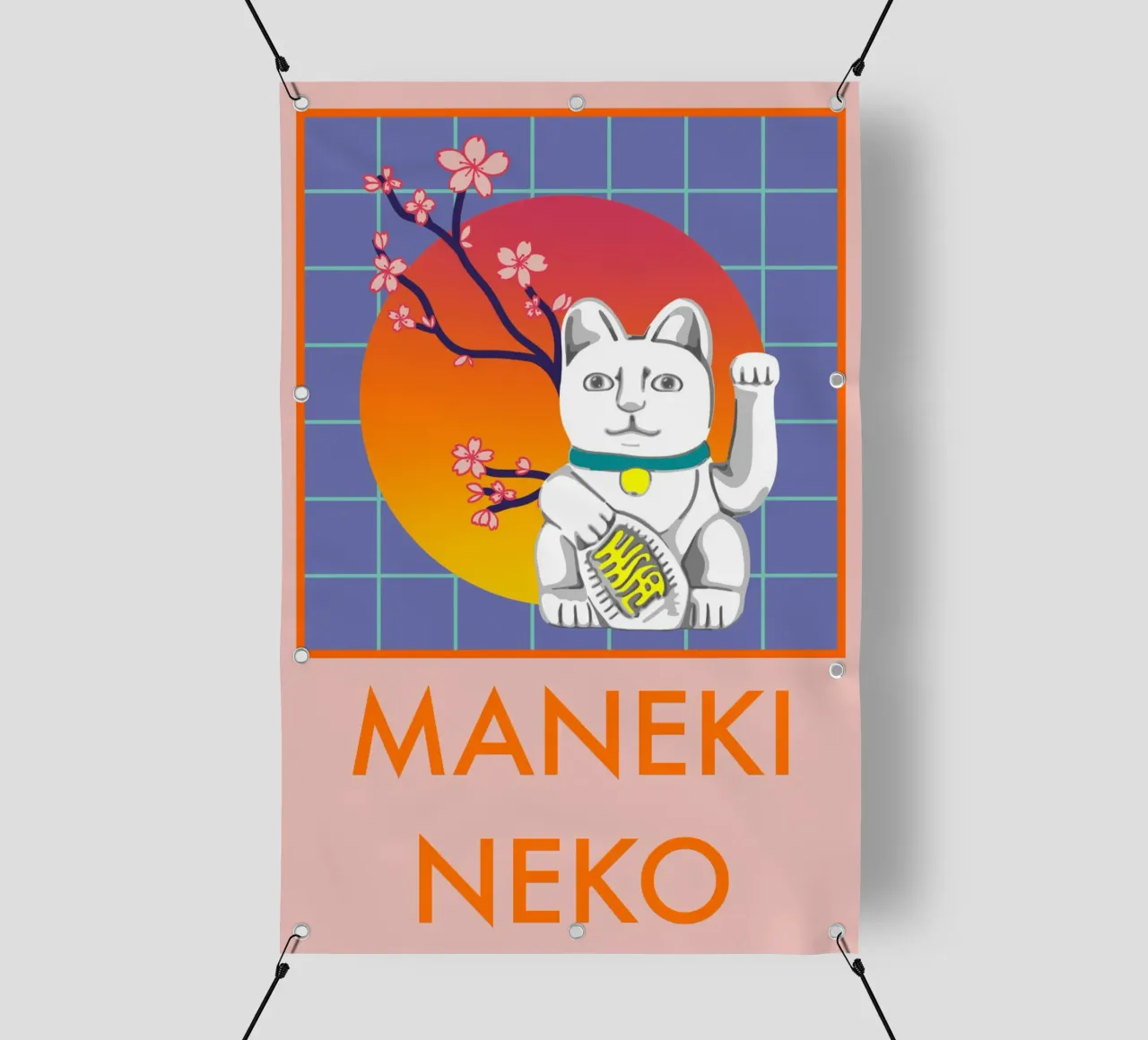 MANEKI NEKO telo in pvc da LAUSEMIA DESIGN STUDIO