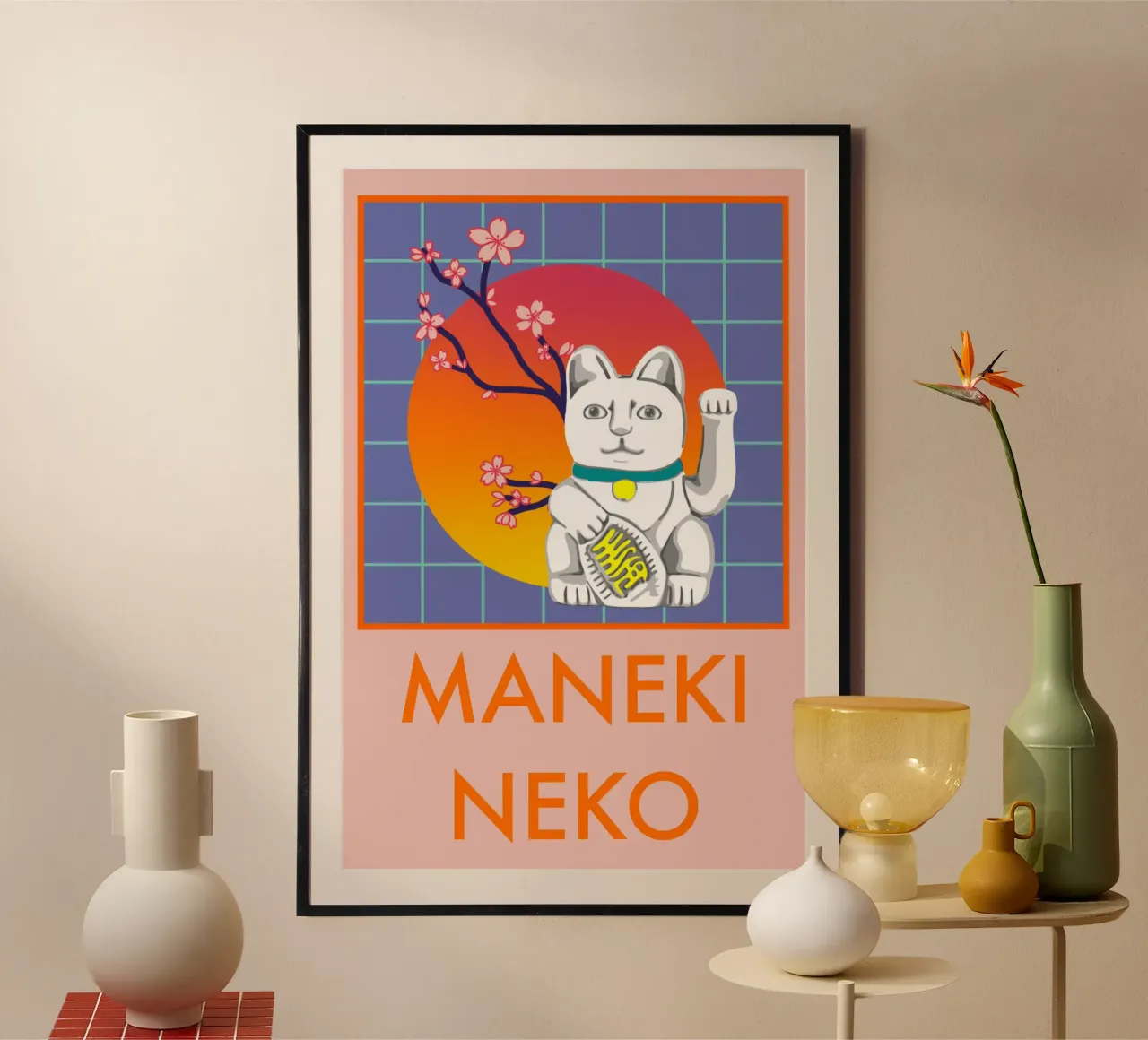 MANEKI NEKO carta hahnemühle da LAUSEMIA DESIGN STUDIO