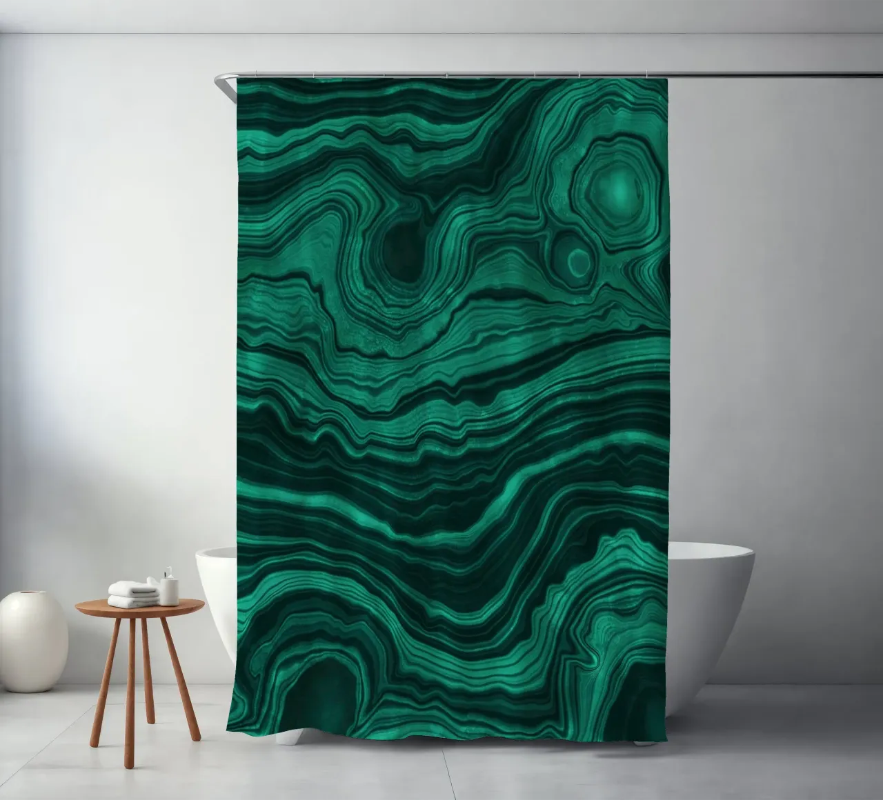 Texture malachite 01 tenda da doccia da Gemstone Textures