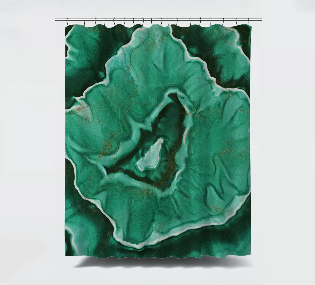 Texture malachite 02 tenda da doccia da Gemstone Textures