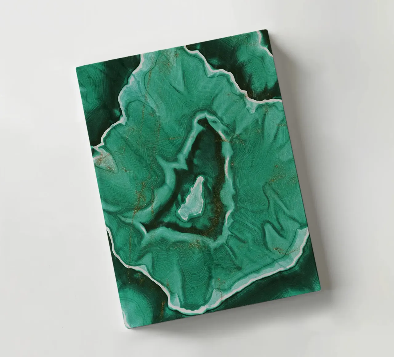 Malachite Texture 02 notebook by Gemstone Textures