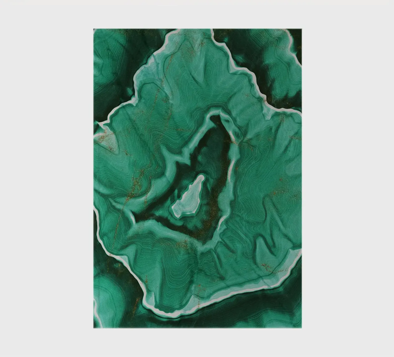 Malachite Texture 02 notebook by Gemstone Textures
