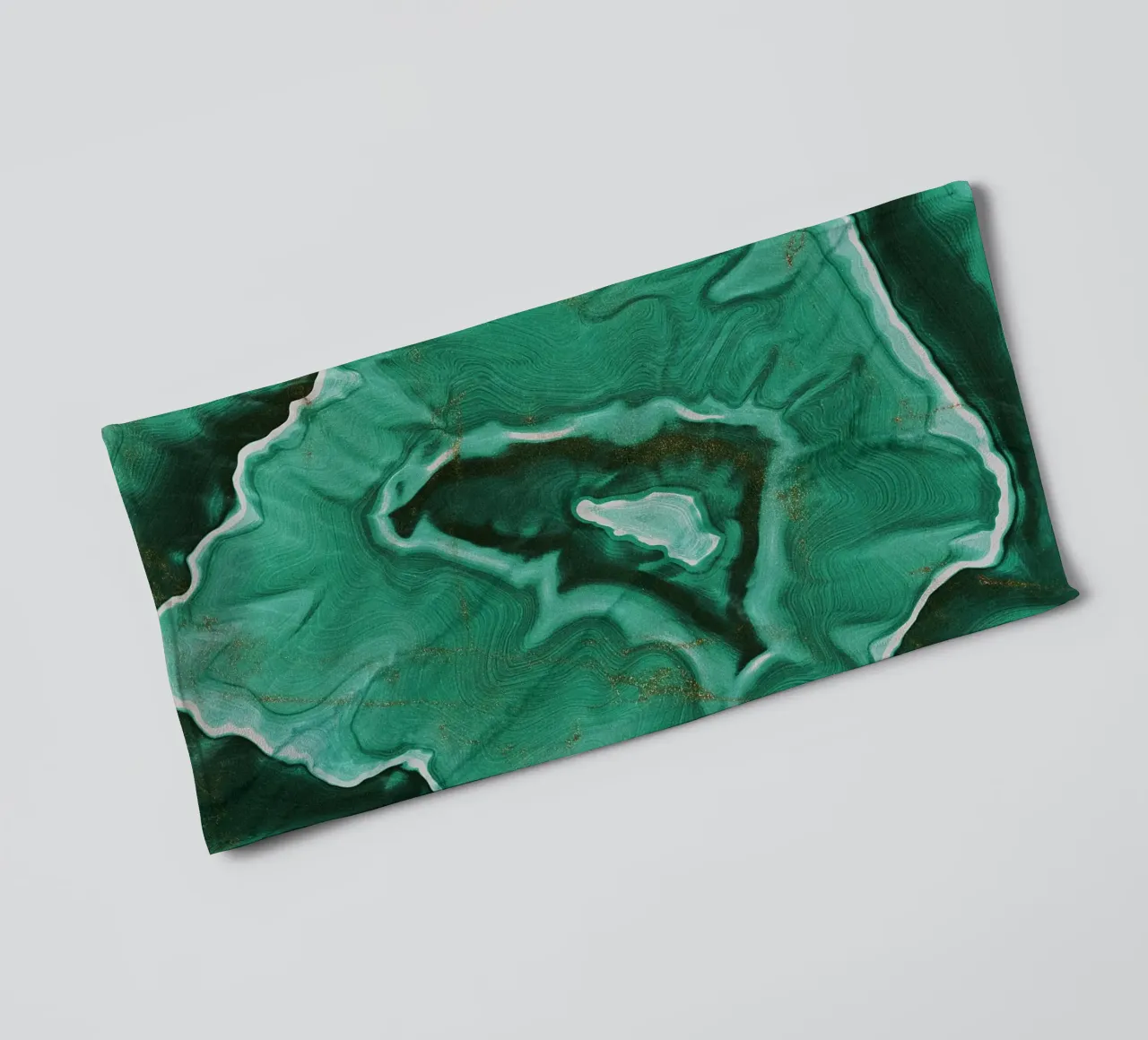 Texture malachite 02 asciugamano da bagno da Gemstone Textures