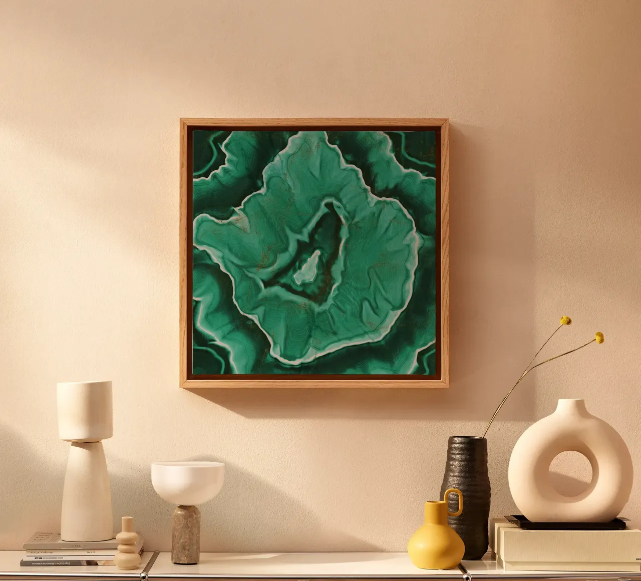 Malachite Texture 02 canvas by Gemstone Textures