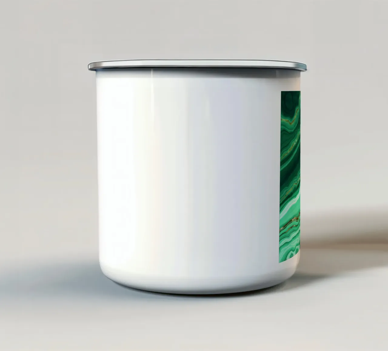 Texture malachite 03 tazza in smalto da Gemstone Textures