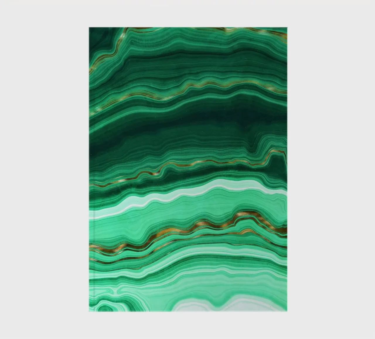 Malachite Texture 03 notebook by Gemstone Textures