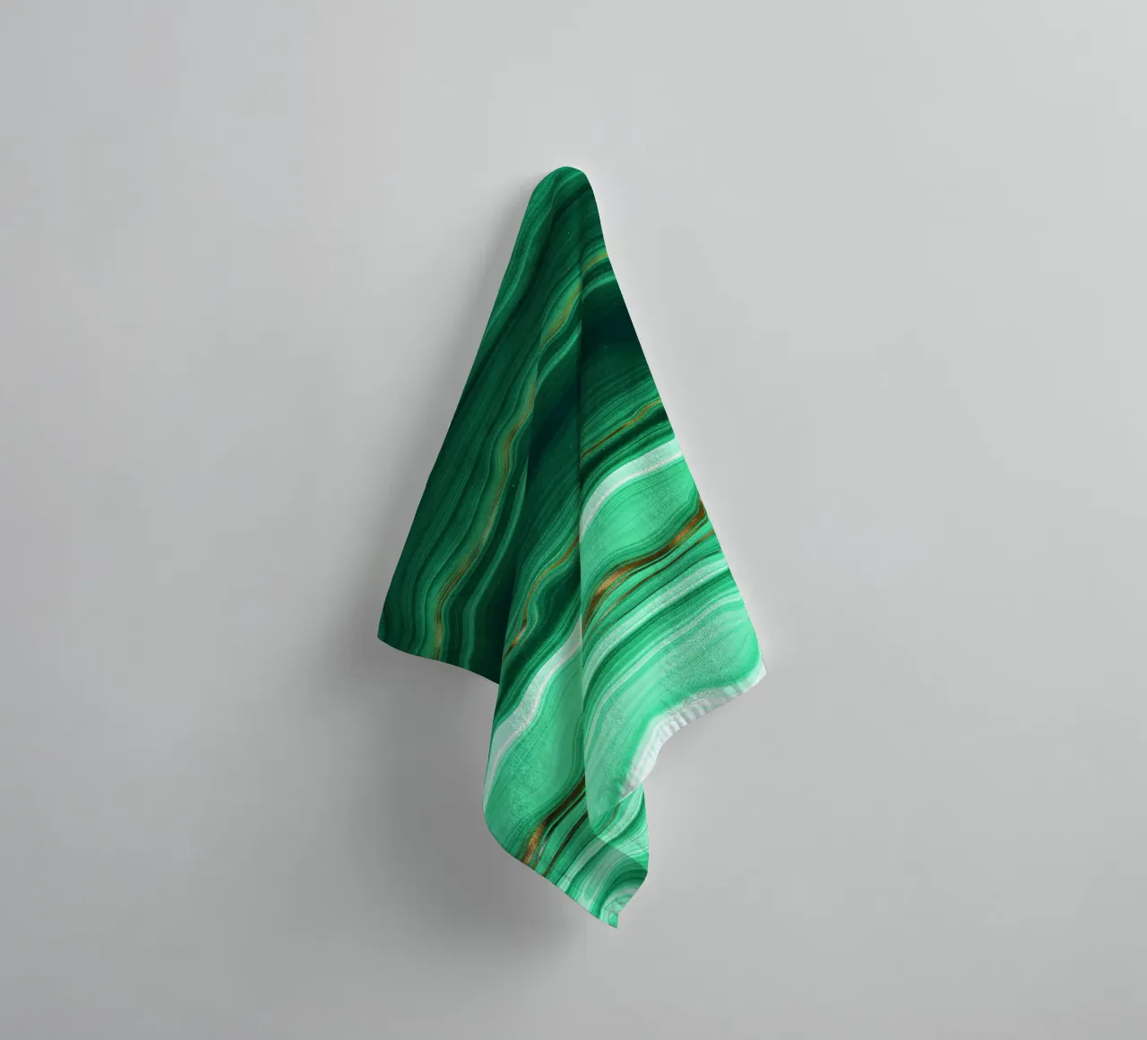 Texture malachite 03 asciugamano da bagno da Gemstone Textures