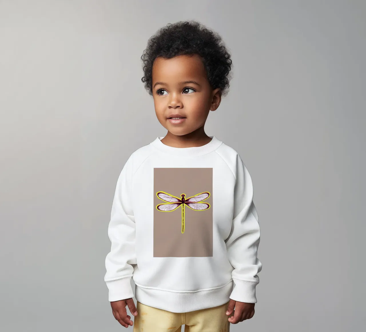 BLURRED DRAGONFLY felpa neonato da LAUSEMIA DESIGN STUDIO