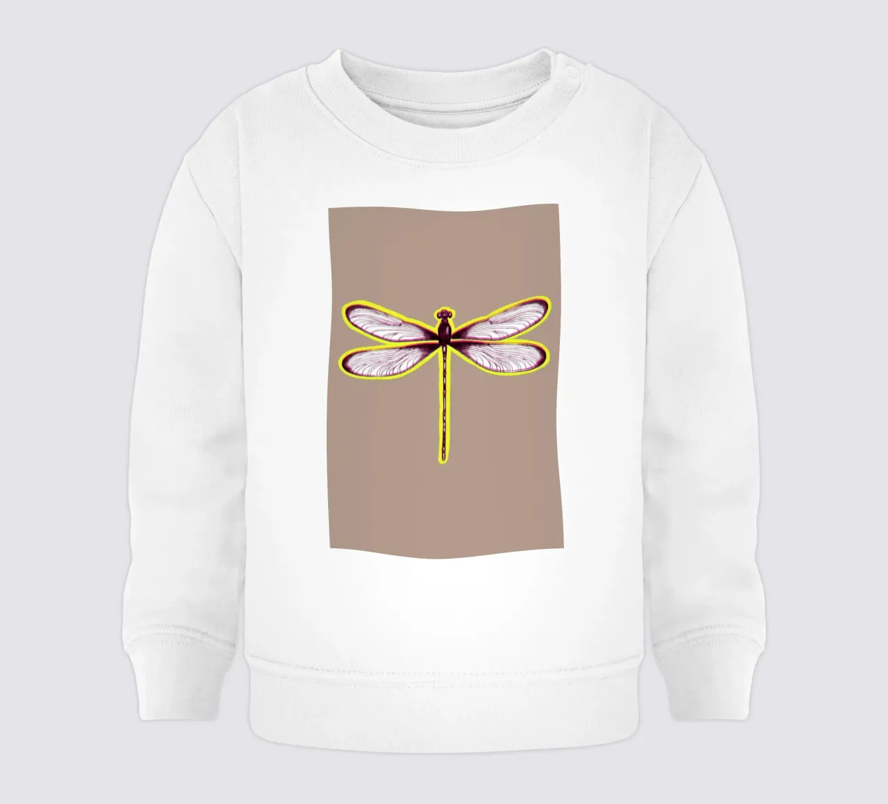 BLURRED DRAGONFLY sudadera de bebé de LAUSEMIA DESIGN STUDIO