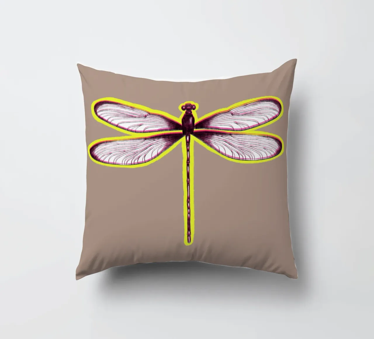BLURRED DRAGONFLY cuscino da LAUSEMIA DESIGN STUDIO