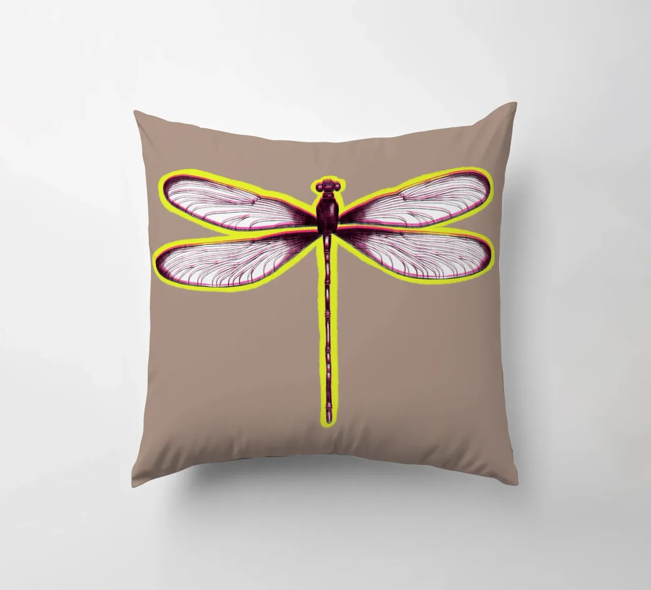 BLURRED DRAGONFLY cuscino da LAUSEMIA DESIGN STUDIO