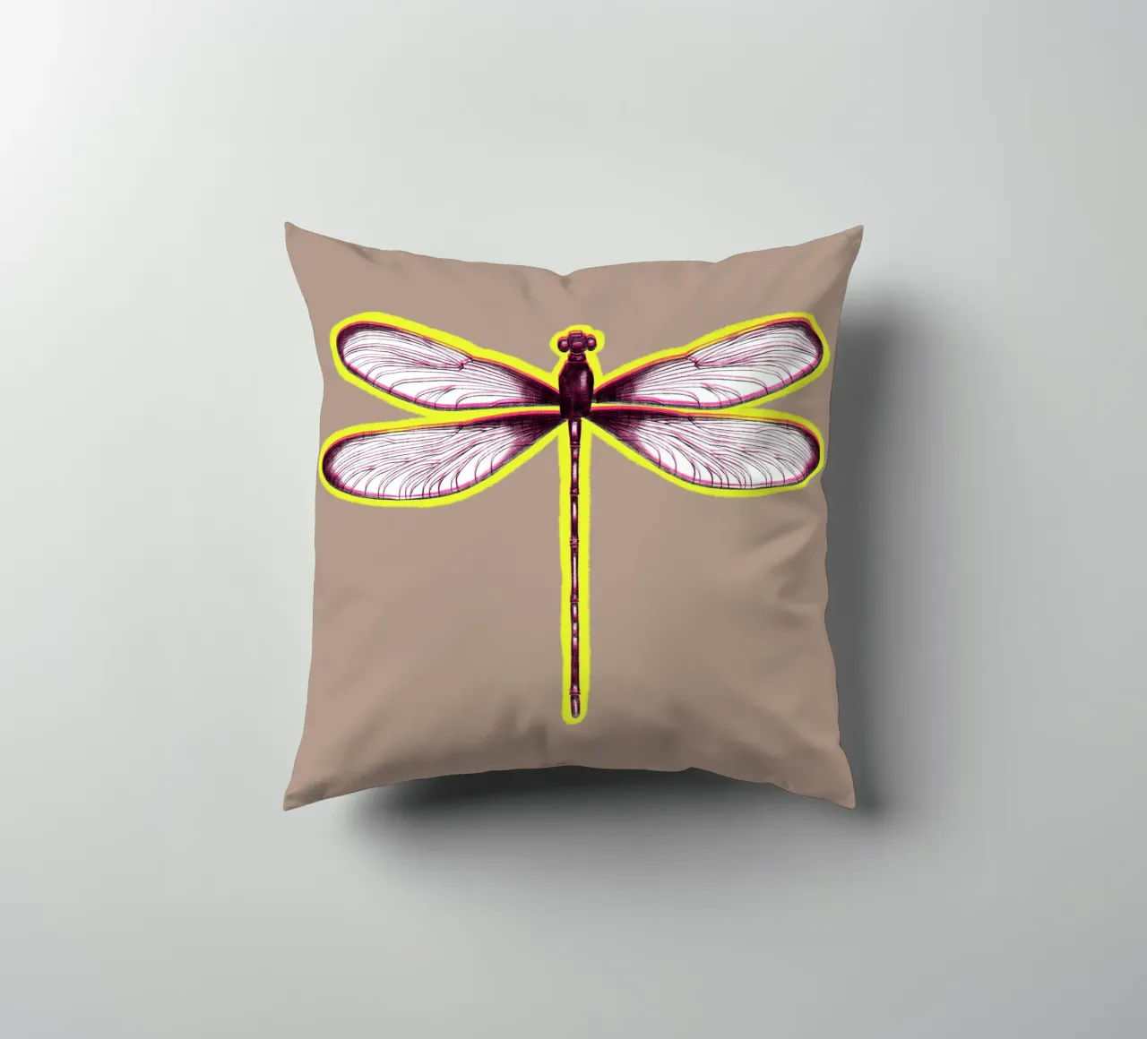 BLURRED DRAGONFLY cuscino da LAUSEMIA DESIGN STUDIO
