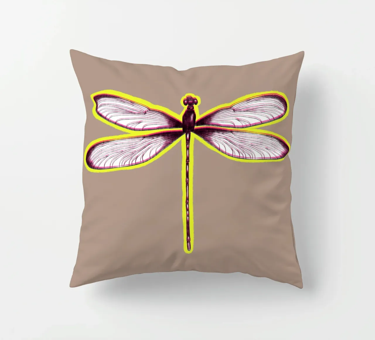 BLURRED DRAGONFLY cuscino da LAUSEMIA DESIGN STUDIO