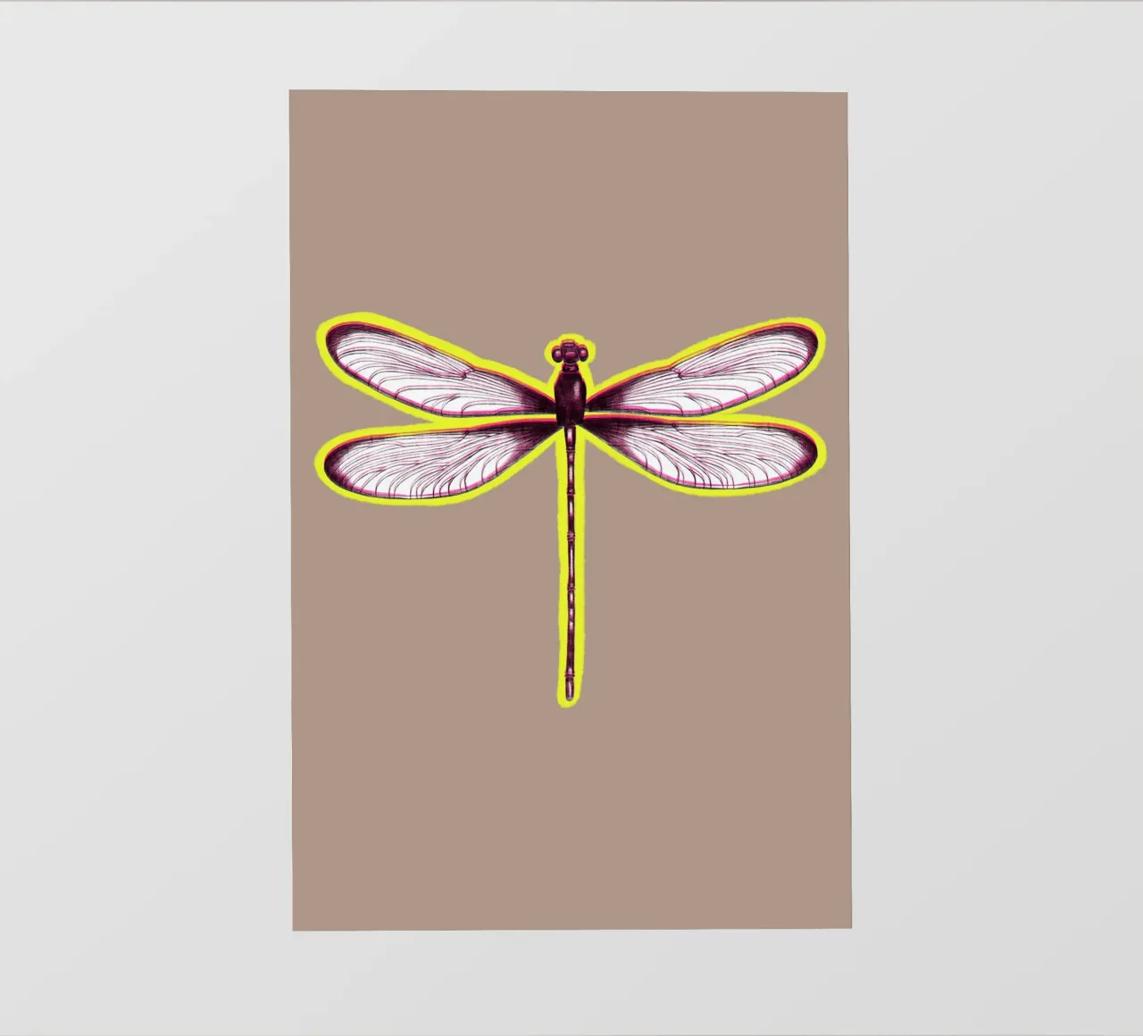 BLURRED DRAGONFLY pellicola backlit da LAUSEMIA DESIGN STUDIO