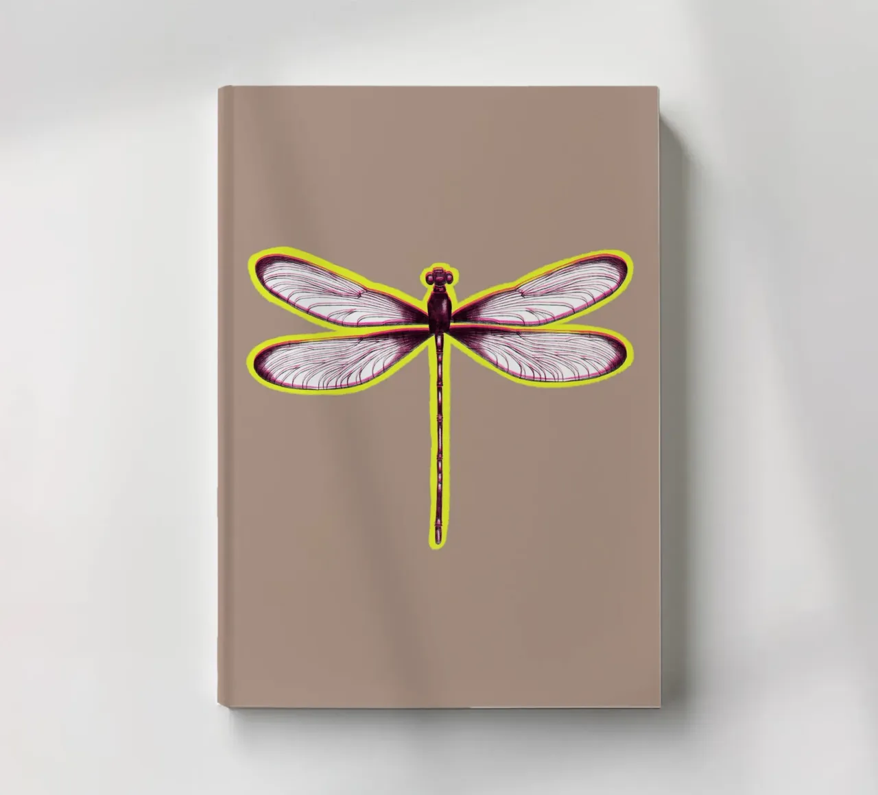 BLURRED DRAGONFLY notebook by LAUSEMIA DESIGN STUDIO