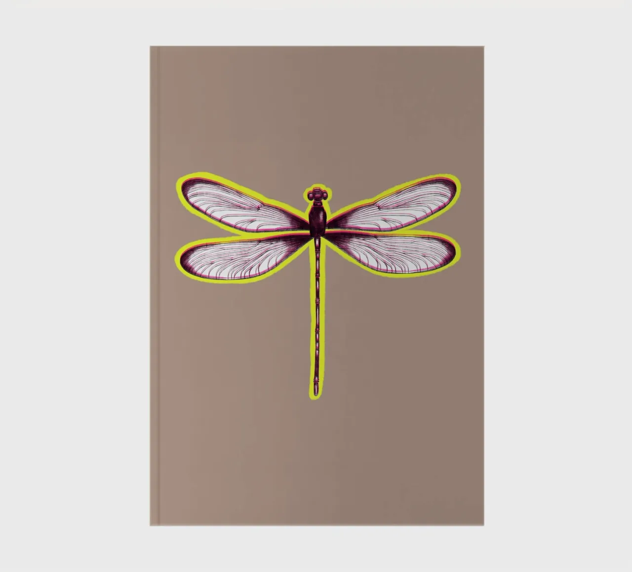 BLURRED DRAGONFLY notebook by LAUSEMIA DESIGN STUDIO