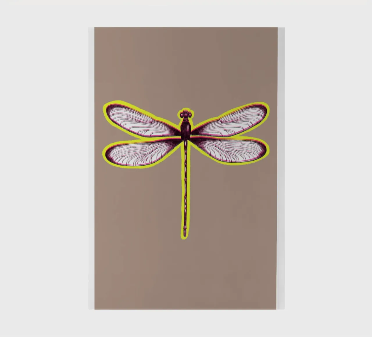 BLURRED DRAGONFLY notebook by LAUSEMIA DESIGN STUDIO
