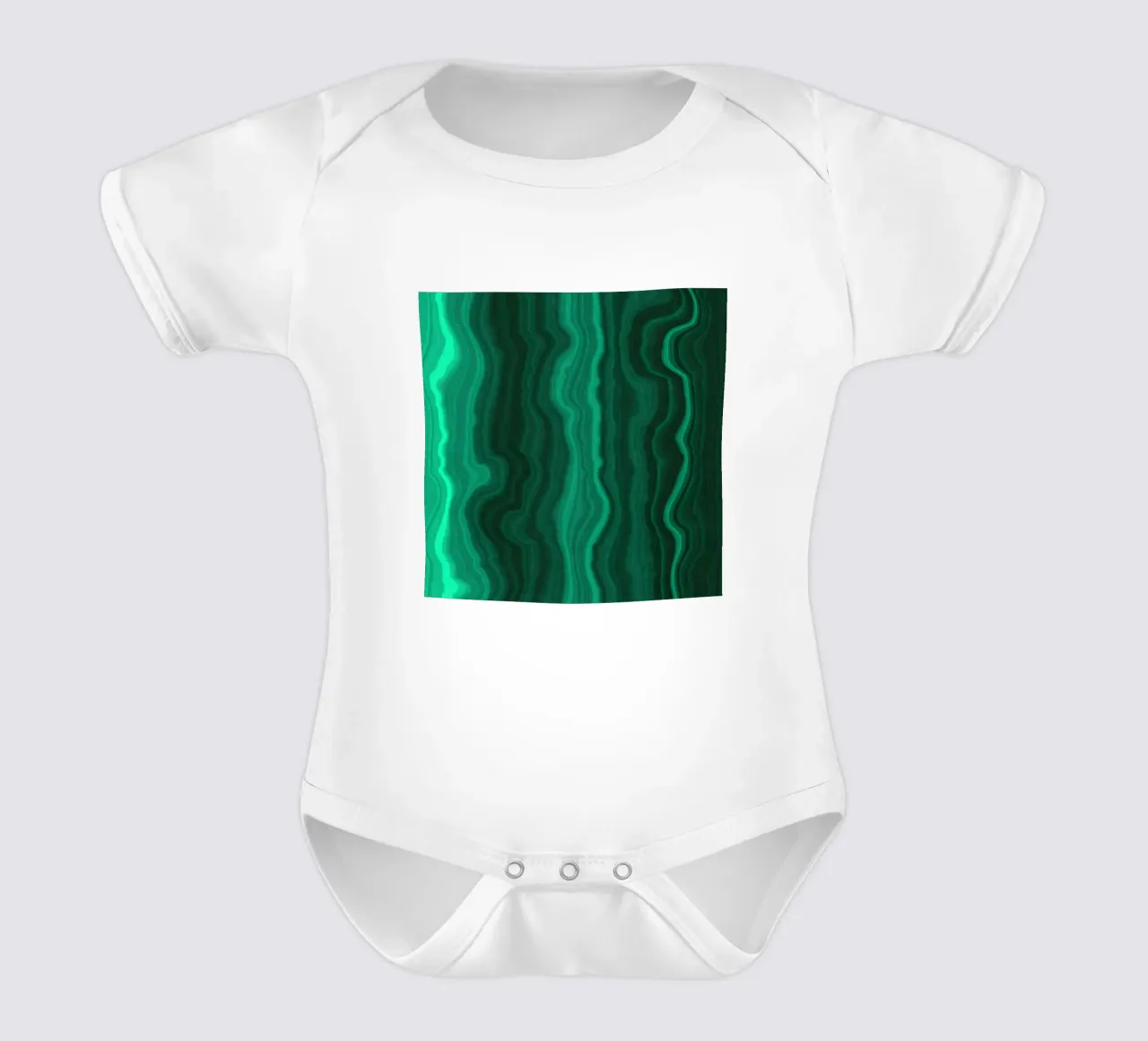 Texture malachite 04 body neonato maniche corte da Gemstone Textures